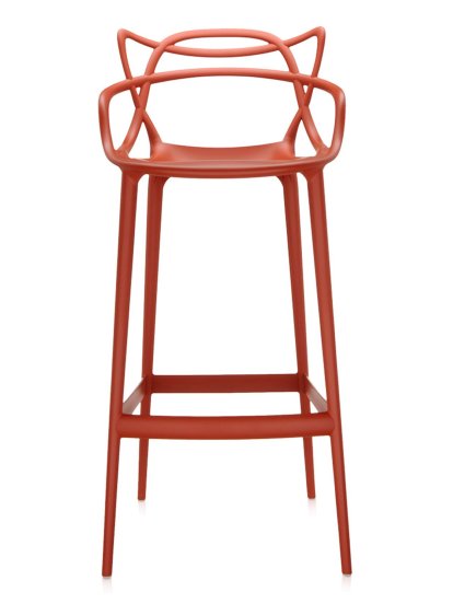 Masters Bar Stool, Rust-orange, bar version: 75 cm