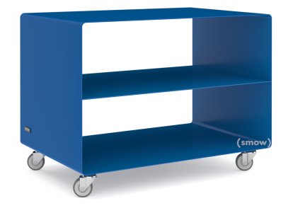 Trolley R 103, Self-coloured, Gentian (RAL 5010), Industrial castors