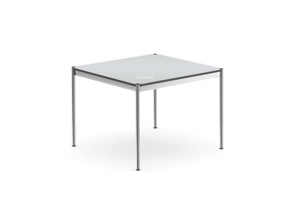 USM Haller Table, 100 x 100 cm, Laminate, Pearl grey