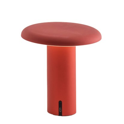 Takku Portable Lamp, Anodized red