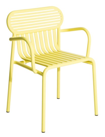 Week-End Chair, With armrests, Yellow