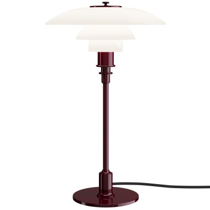 PH 3/2 Colours Table Lamp, Glossy burgundy