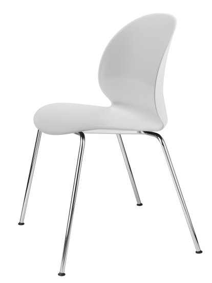 N02 Chair, Off white, Chrome
