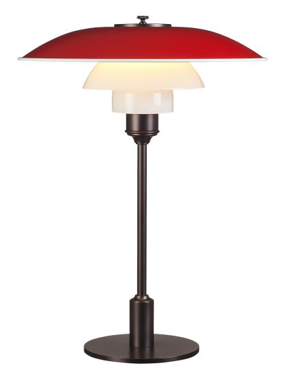 PH 3½-2½ Table Lamp, Red