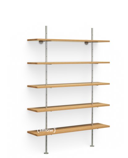 Regal Eiermann, Solid oak, 140 cm, 200 cm