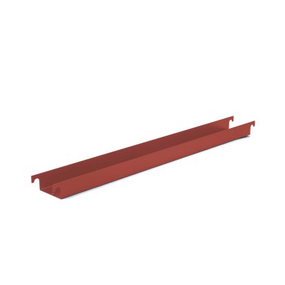 Cable Trough for Eiermann Table Frames, For table frame 110 cm (Eiermann 1), Oxide red
