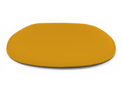 Seat Pad for Eames Side Chairs, With upholstery, Saffron
