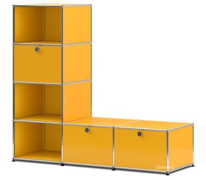 USM Haller Clothes Rack/Bench, Golden yellow RAL 1004