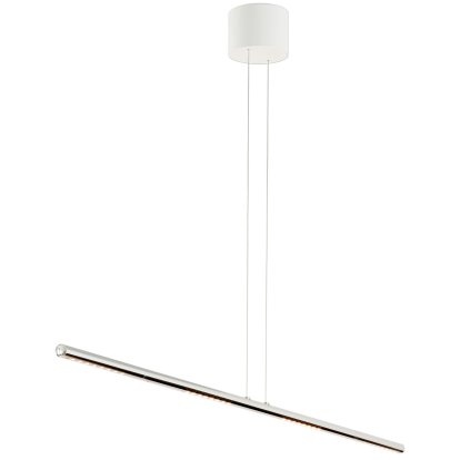 LUM Pendant Lamp, 135 cm, Chrome plated