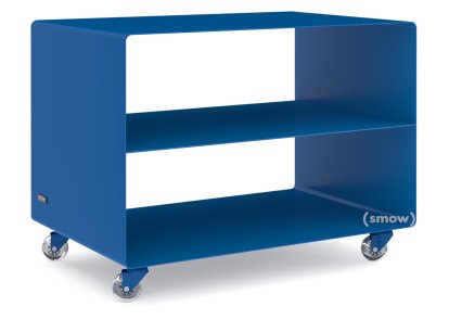 Trolley R 103, Self-coloured, Gentian (RAL 5010), Transparent castors