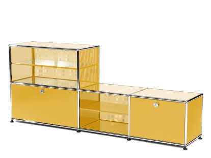 USM Haller coat rack/bench type 2, Golden yellow RAL 1004