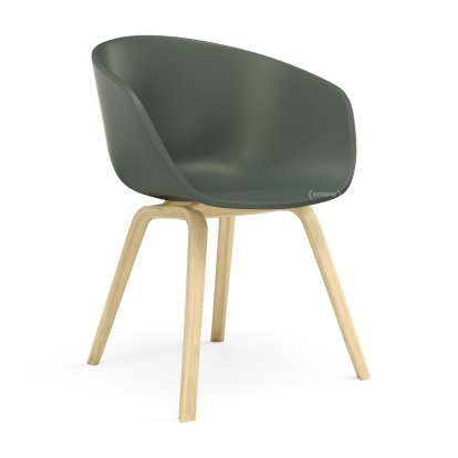 About A Chair AAC 22 Armchair, Dusty green, Soap treated oak
