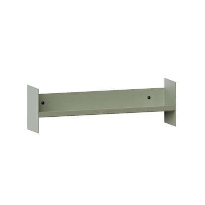 Pli Wall Shelf Slim, 45 cm, Eucalyptus grey, Without hooks