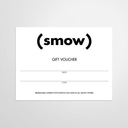 smow Gift Certificate, 250 EUR, PDF voucher via e-mail, English