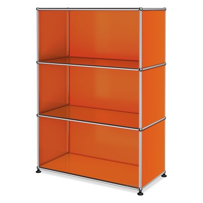 USM Haller Highboard M open, Pure orange RAL 2004