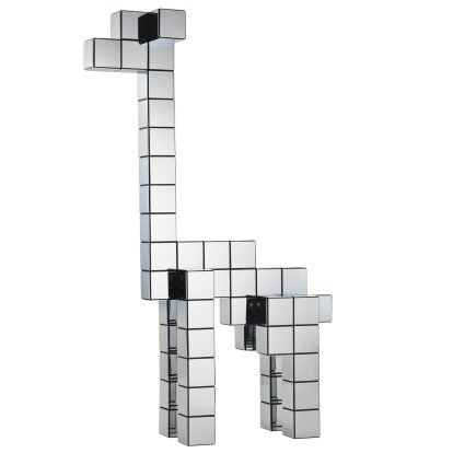 Panton Cubes Plug-in Figure, Giraffe, Chrome
