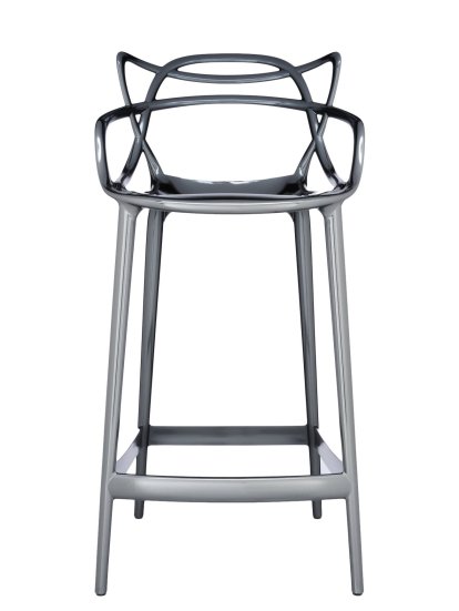 Masters Bar Stool Metallic, Titanium