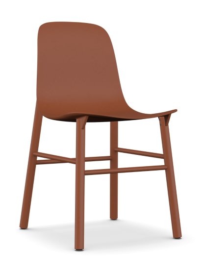 Sharky, Terracotta, Lacquered Wood, Shell Colour