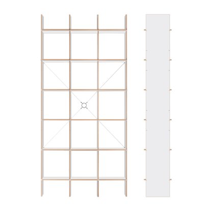 FNP 4 Shelv, FU (plywood, birch) white