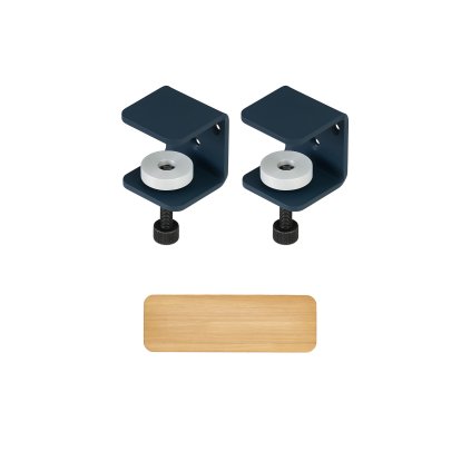 Tiptoe Wall Shelf, Solid Oak, Wall shelf 60 cm, Midnight blue
