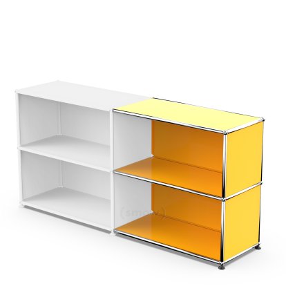 USM Haller Extension Kit Horizontal 2, Golden yellow RAL 1004, 35 cm