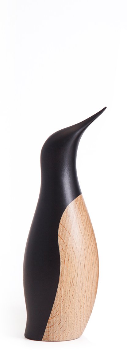 Penguin Wooden Figure, Small, 18 cm