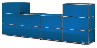 USM Haller Counter Type 3, Gentian blue RAL 5010, 50 cm