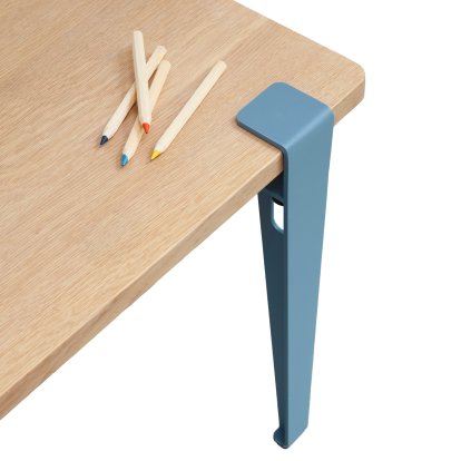 Tiptoe Children's Table, Solid oak, Whale Blue