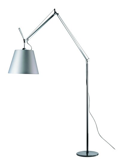 Tolomeo Mega Terra Floor Lamp LED, Satin grey, 42 cm