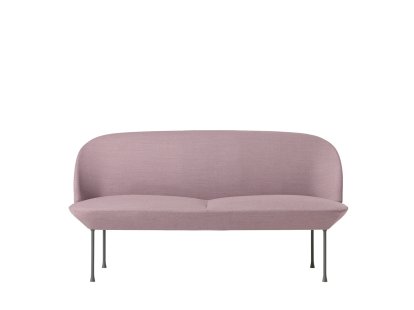Oslo Sofa, 2 Seater, Fabric Fiord rose