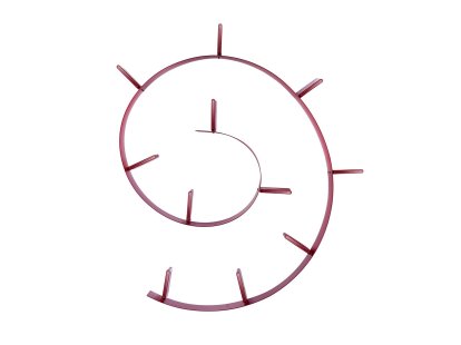 Bookworm Shelf, 11, Opal, Bordeaux