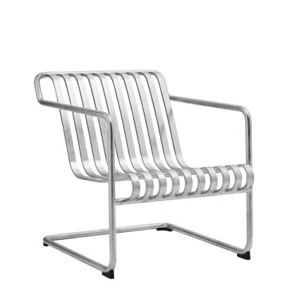 Palissade Lounge Cantilever Chair, Hot galvanized
