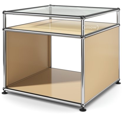 USM Haller Side Table with Extension, USM beige