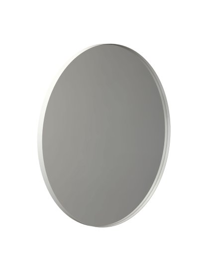 Unu Mirror round, ø 80 cm, White matt