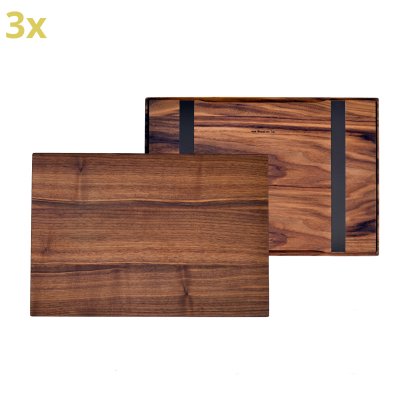 Wooden Overlay for USM Haller Shelves, size XL, 50 cm x 35 cm, American walnut