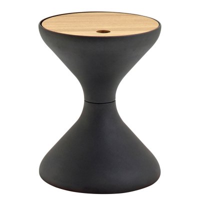 Bells Side Table, Powder coated anthracite, Without insert