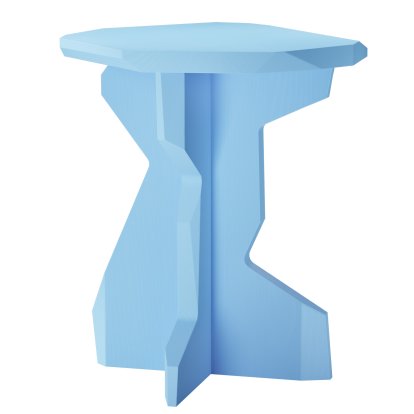 Fels Stool, Ash sky blue