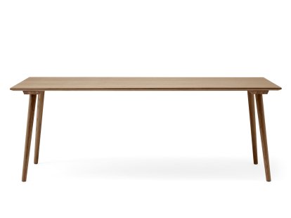 In Between Square Table, L 200 cm x W 90 cm, Smoked lacquered oak