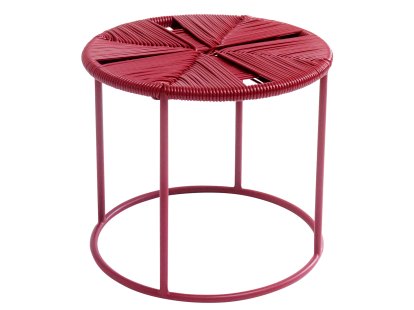 Acapulco Side Table Outdoor, Garnet red / garnet red