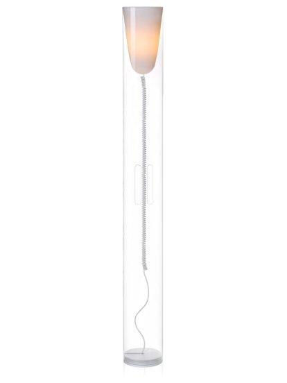 Toobe Table Lamp / Floor Lamp, Height 170 cm, Clear glass