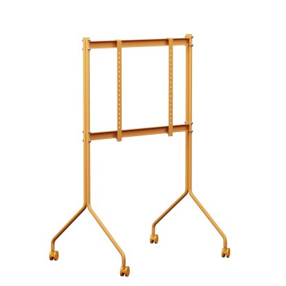 Moon Rollin TV stand, Tall, Apricot