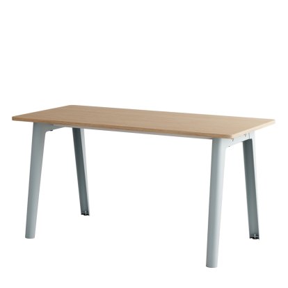 New Modern Desk, Metal/wood, 150 x 70 cm, Without storage module, Pale blue