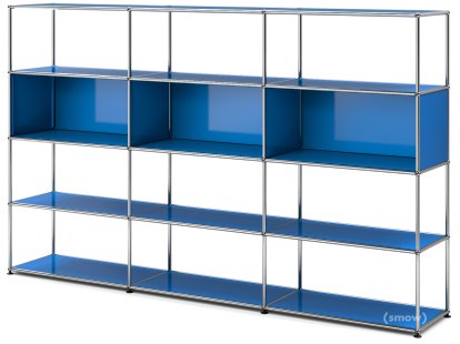 USM Haller Living Room Shelf XL, Gentian blue RAL 5010