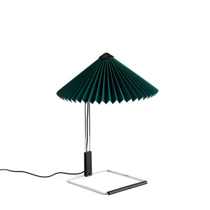 Matin Table Lamp, Ø 300 mm, Green, Mirror polished