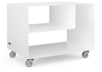 Trolley R 106, Self-coloured, Signal white (RAL 9003), Industrial castors