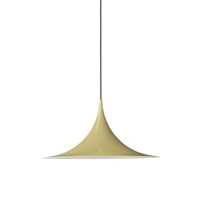 Semi Pendant Light, Ø 47 cm, Fennel seed, glossy