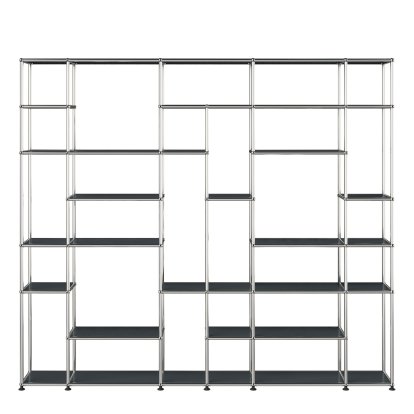 USM Haller Living Room Shelf XXL, Anthracite RAL 7016