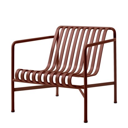 Palissade Lounge Chair Low, Iron red
