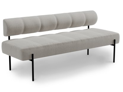 Daybe Dining Sofa, Moss 05 - Light beige, Black