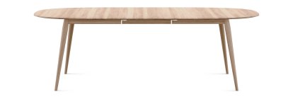 PLAYdinner Lamé Table, White oiled oak, L 180-230 cm